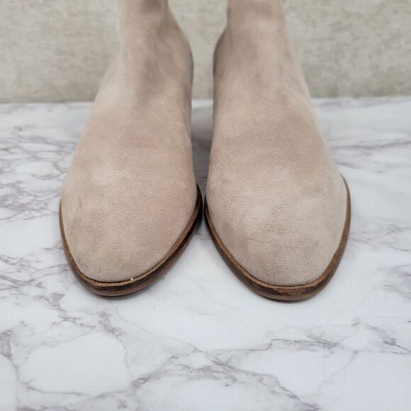 Seychelles Leather Floodplain Sand Suede Leather Ankle Booties Women's Size 8 - Picture 4 of 16
